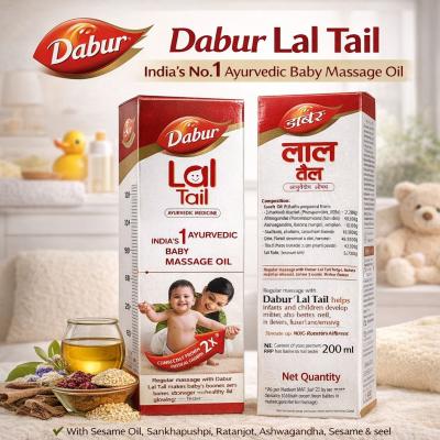 DABUR LAL AYURVEDIC BABY MASSAGE OIL
